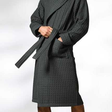 VIGGO bathrobe Dark Gray