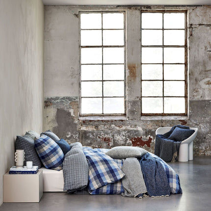 Dekbedovertrek GOTENBURG Grey 240x220 cm (flanel)