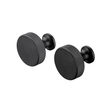 Gancho de pared ROF redondo Negro (juego/2)