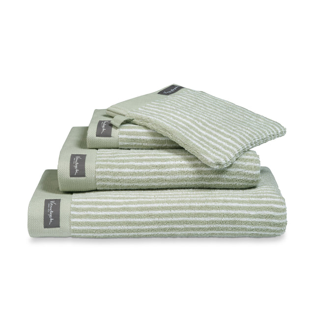 <tc>HOME</tc> Petit Ligne Smoke Green håndklæder