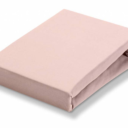 Lenzuolo con angoli topper JERSEY SUPREME rosa seppia