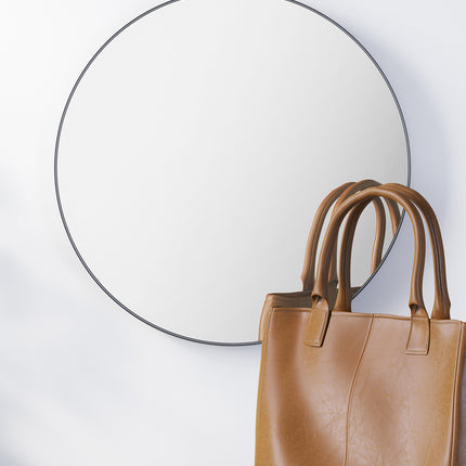 MORMA wall mirror round 50 cm (black)