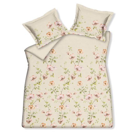 BLOSSOM BREEZE Bettbezug Creme Tan 200x220 cm
