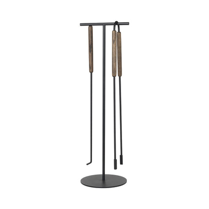 Ensemble de cheminée ASHI 3 pièces Chêne Brun