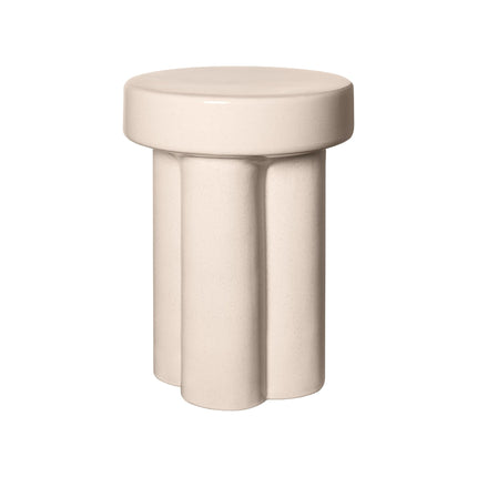 Table d'appoint TORU Lily Blanc haute