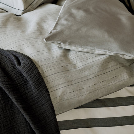 Copripiumino PURE 72 Grigio freddo 140x220 cm (lino/cotone)