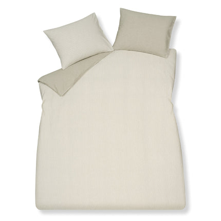 HOME Salerno dekbedovertrek Sage Green 140x220 cm