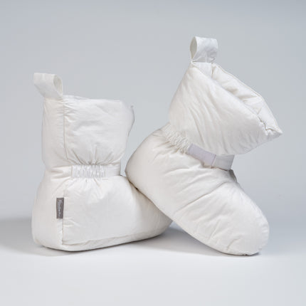 Pantuflas de Plumas Blanco
