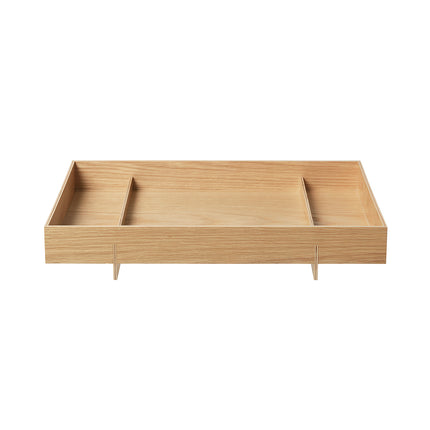 ABENTO vassoio/vassoio legno (grande)