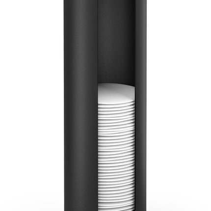 OLOMO Wattepadhalter (schwarz)