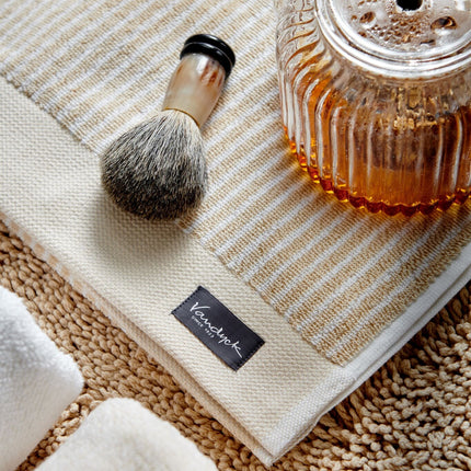<tc>HOME</tc> Toalla de baño Petit Ligne Arena blanqueada