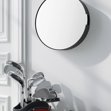 Cassetta portachiavi NOLMA con specchio 28 cm (nero)