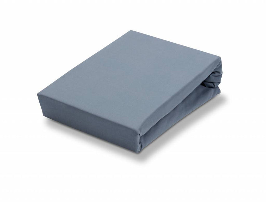 JERSEY SUPREME topper fitted sheet Faded Denim