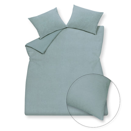 Dynebetræk PURITY 79 Pearl Blue 140x220 cm (hør/bomuld)