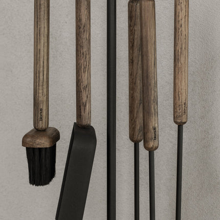 ASHI 5-delt pejsesæt Brown Oak