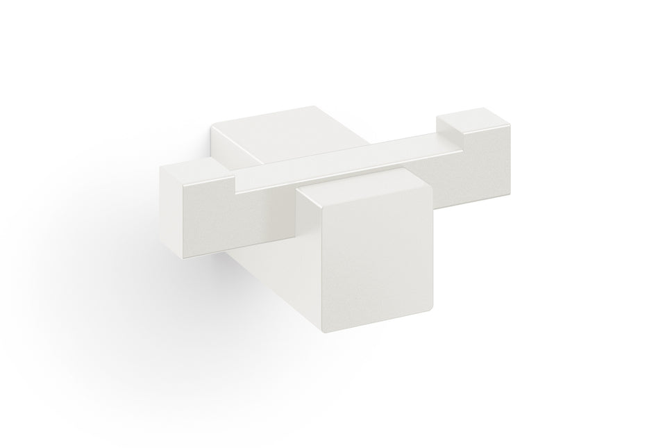 Gancio porta asciugamani CARVO doppio (bianco)
