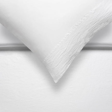 PURE 07 funda nórdica 140x200/220 cm Blanco (lino/algodón satinado)