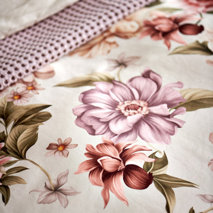 HARMONY dekbedovertrek Cream Tan 140x220 cm
