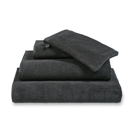 Textiles de salle de bain VERONA Uni Off Black