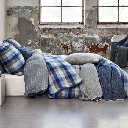 <tc>HOME</tc> 81 Kissenbezug 40x55 cm Verwaschener Denim-184