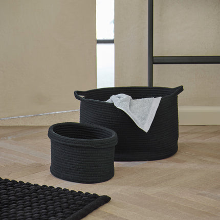Cesto portaoggetti RENA Midnight Black piccolo