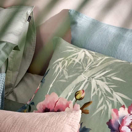 Dynebetræk PURITY 79 Pearl Blue 140x220 cm (hør/bomuld)