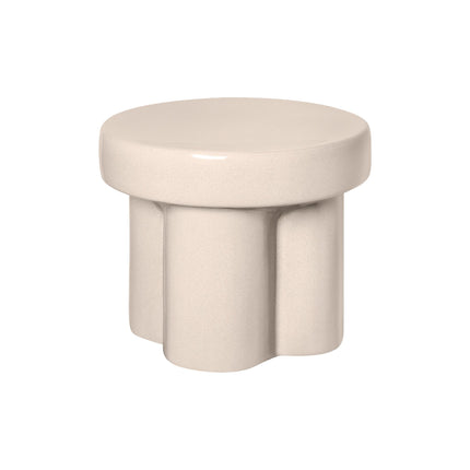 TORU side table Lily White low