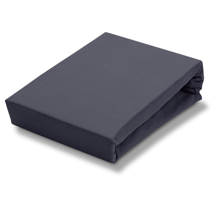 JERSEY SOFT fitted sheet Blue Ink