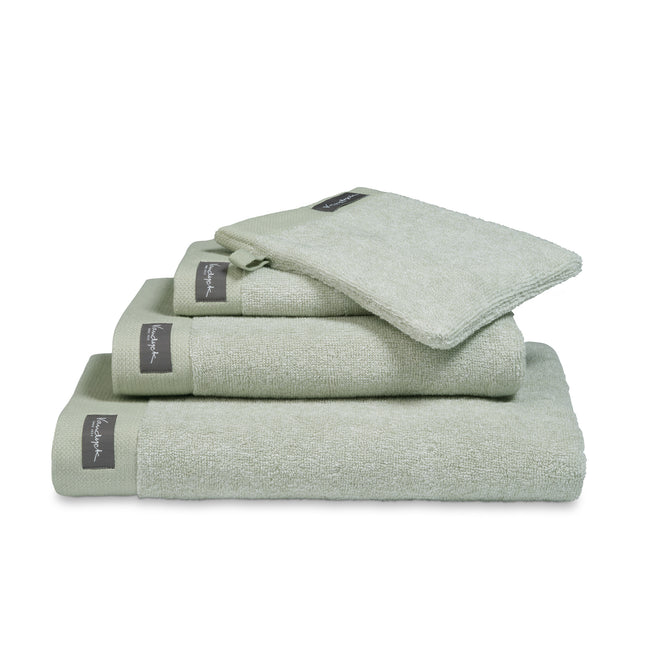 <tc>HOME</tc> bath towel 70x140 cm Mouliné Smoke Green (set/3)