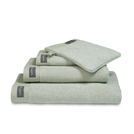 <tc>HOME</tc> Asciugamano da bagno 70x140 cm Mouliné Verde Fumo (set/3)