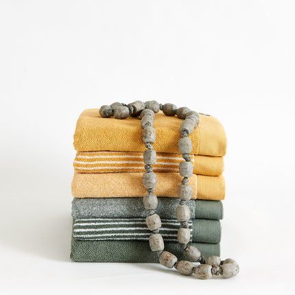 Asciugamano <tc>HOME</tc> Uni Olive-113 (set/6)