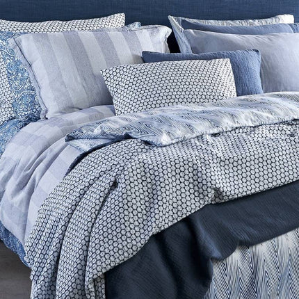 PURE 07 funda nórdica 140x200/220 cm Blanco (lino/algodón satinado)