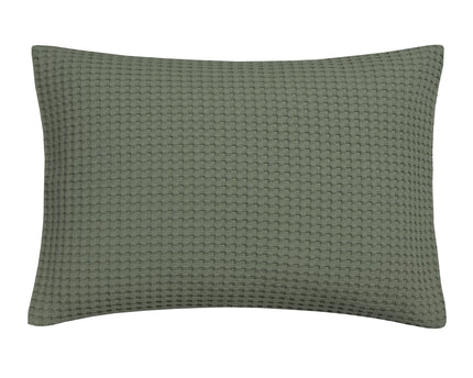 HOME Pique kussensloop Earth Green 40x55 cm