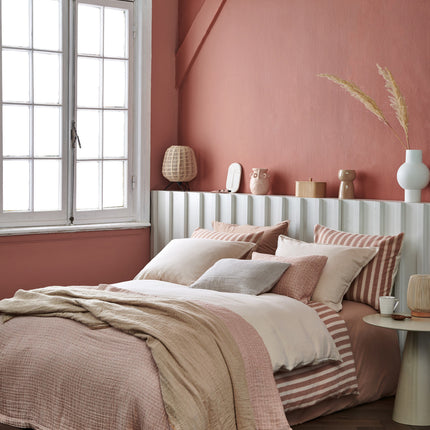 Housse de couette PURE 46 Vieux Rose 200x220 cm (coton)