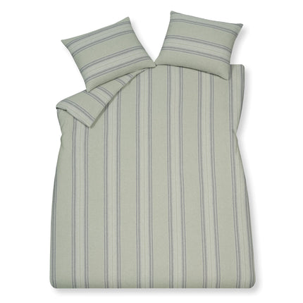 Dekbedovertrek OSLO Smoke green 240x220 cm (flanel)