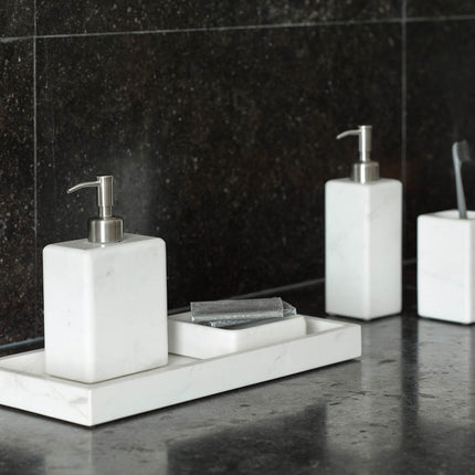 Plateau HAMMAM rectangle Blanc