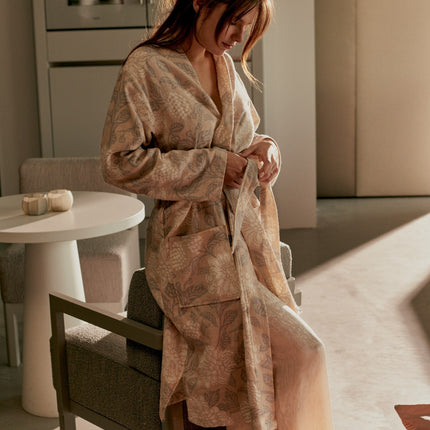 Bathrobe MARLY Linen-028 (size Large)