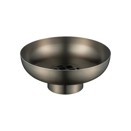 MIYABI vase Burned Metal low