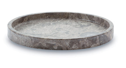 CONOR tray rond Greige