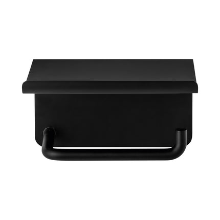 MODO toiletrulleholder med platform Sort