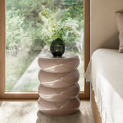 TORU side table Elephant Skin round
