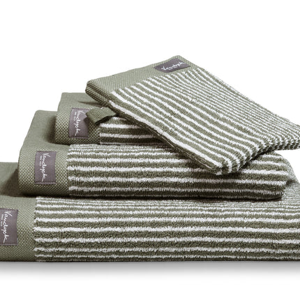 HOME badtextiel Petit Ligne Olive