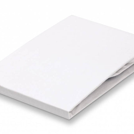 PERCALE-Spannbettlaken Weiß