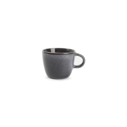 STITCH espressokop en schotel 90 ml grijs (set/4)