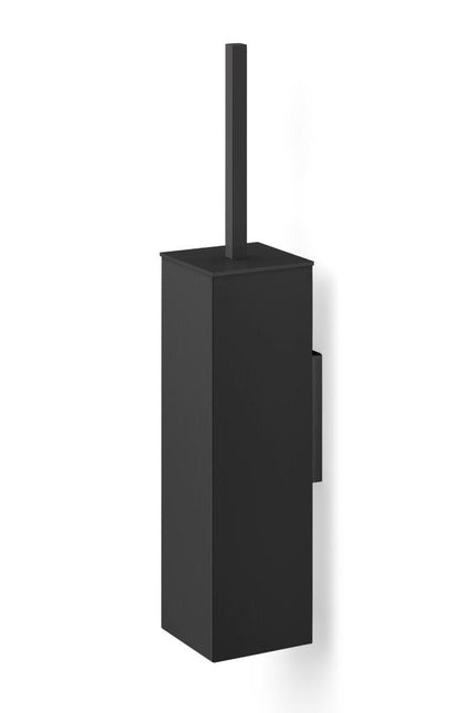 Escobilla de baño CARVO de pared cuadrada (negro)