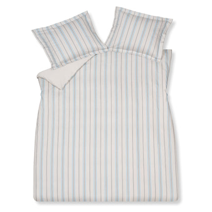 SERENE LINES dekbedovertrek Powder Blue 200x220 cm