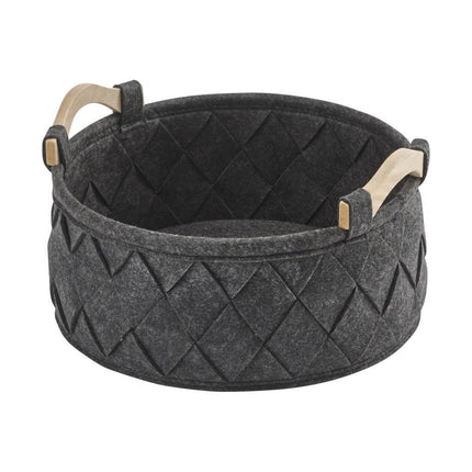 Cesta de almacenamiento AMY Gris oscuro pequeña