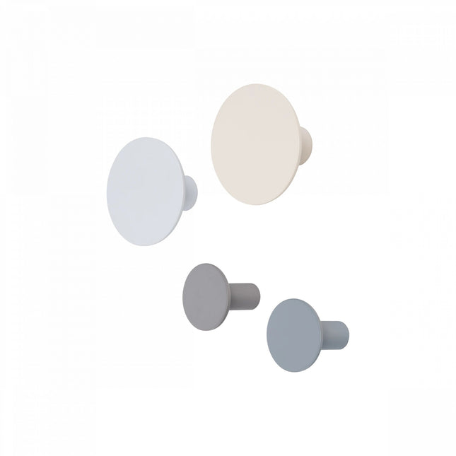 PONTO wandhaken Warm Grey (set/4)