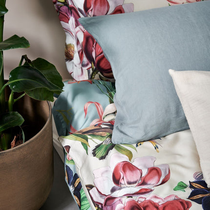 Housse de couette FLOWER MIX Cream Tan 200x220 cm (coton satiné)