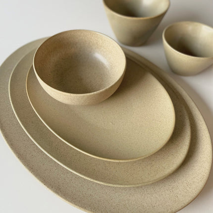 CIRRO Schüssel/Servierschale 23 cm - Beige